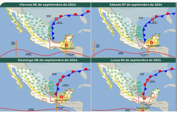 Prevén Temporal de Lluvias en Puebla por Frente Frío