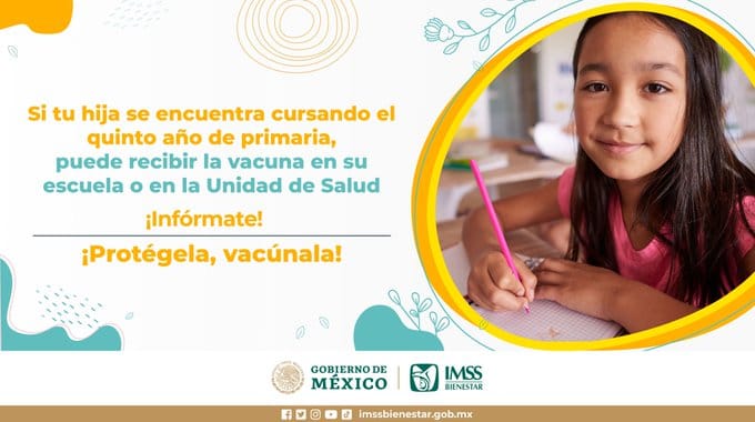 Inician Salud y SEP campaña de vacunación contra el virus del papiloma humano (VPH) 2024