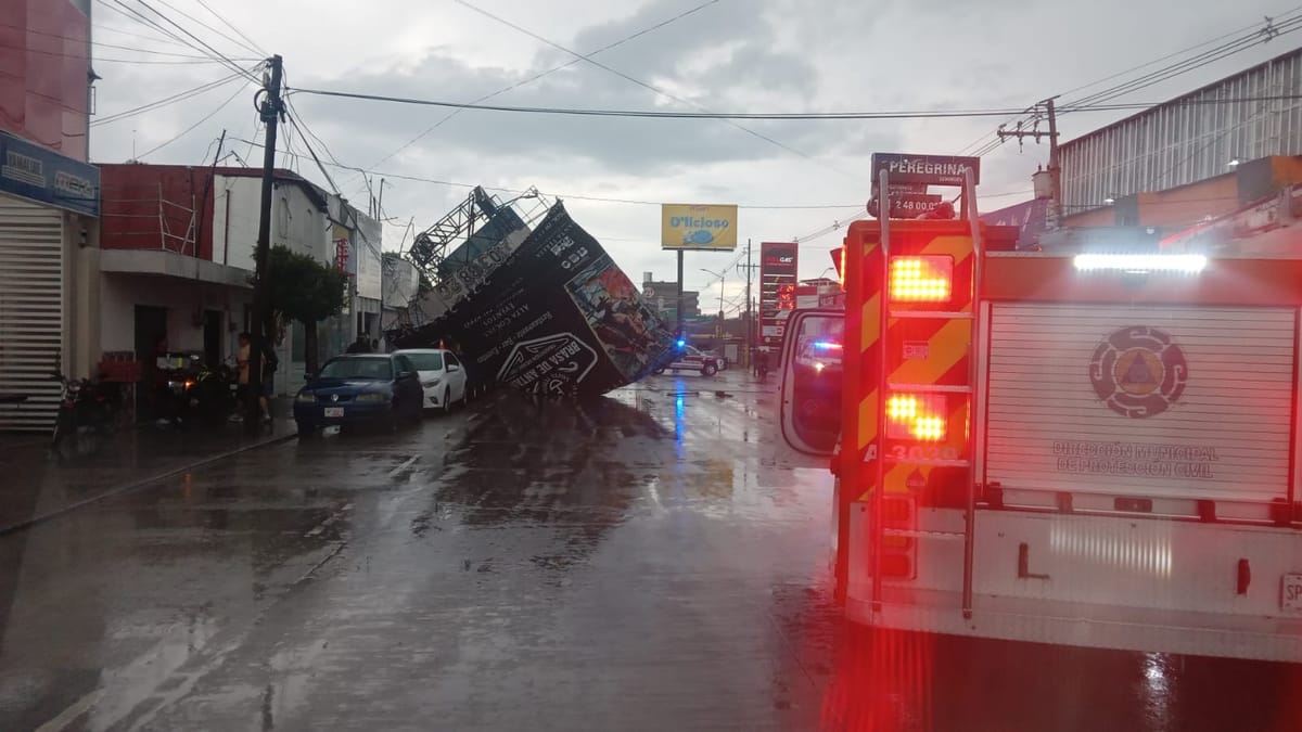 Lluvias Provocan Afectaciones en Puebla, sin Personas Lesionadas