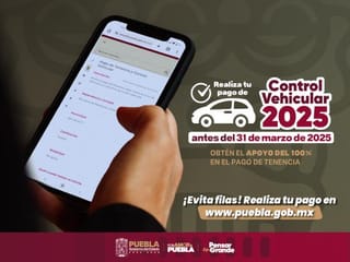 Inicia este jueves pago del Control Vehicular 2025