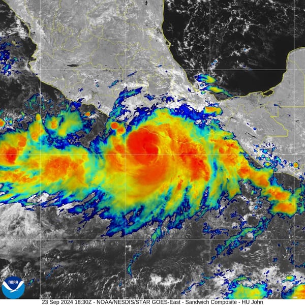 Autoridades Advierten sobre Lluvias Generosas en Puebla debido al Huracán "John"